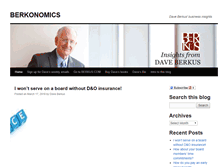 Tablet Screenshot of berkonomics.com